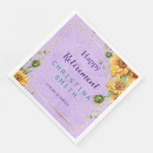 ロマンチックなヒマワリの水色引退パーティー (コーナー)