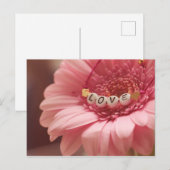 ロマンチックなヒマワリ ポストカード (正面/裏面)