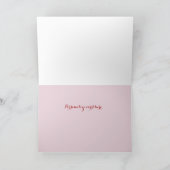 ロマンチックなビクトリア式バレンタインデー カード (内部)