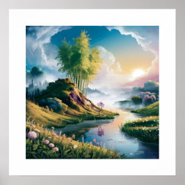 ロマンチックなビーチの夢信じ:自分自身のポスター ポスター