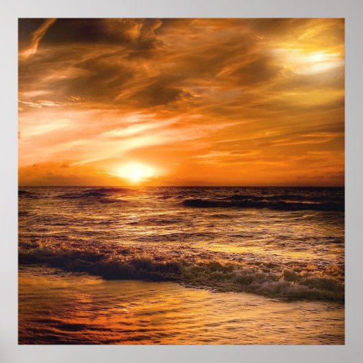 ロマンチックなビーチ ポスター (正面)