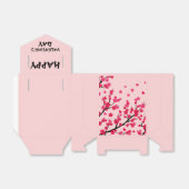 ロマンチックなピンクのさくらんぼ フェイバーボックス (折り畳みなし)