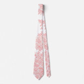 ロマンチックなピンクのトイ結婚ルの花婿 ネクタイ (正面)