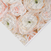 ロマンチックなピンクのバラとスフランスのクリプト 薄葉紙 (詳細)