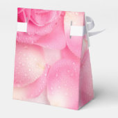 ロマンチックなピンクのバラの行商人の好意ボックス フェイバーボックス (裏面サイド)