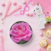 ロマンチックなピンクのバラ 'レオナルド ダ ヴィンチ' ペーパーボウル (パーティー)