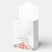 ロマンチックなピンクのバラ&書道ありがとう フェイバーボックス (オープン)