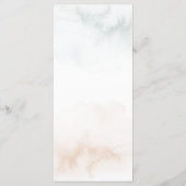 ロマンチックなピンクのバラ&書道 メニュー (裏面)