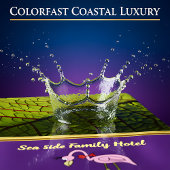 ロマンチックなピンクのフラミンゴと金ゴールド箔 バスタオルセット