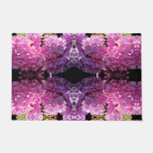 ロマンチックなピンクのフローラエレガントアジサイ ドアマット (正面)
