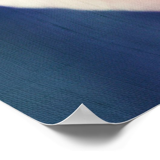 ロマンチックなピンクのローズオンキャンバスマクロ抽象芸術 ポスター (角)