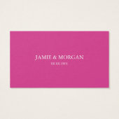 ロマンチックなピンクのロ結婚ーゼズドリンクチケット (裏面)