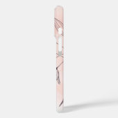 ロマンチックなピンクの水のカラーフローラ Case-Mate iPhoneケース (裏面 / 左)