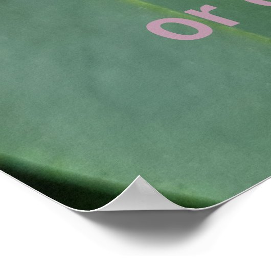 ロマンチックなピンクの花の花の花の写真 ポスター (角)