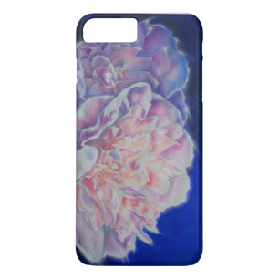 ロマンチックなピンクの青いパステルの水の絵画色の iPhone 8 PLUS/7 PLUSケース