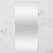 ロマンチックなピンクボウ&シルバーグリッター結婚ズメニュー メニュー (裏面)