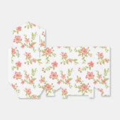 ロマンチックなピンク結婚の花 フェイバーボックス (折り畳みなし)