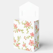 ロマンチックなピンク結婚の花 フェイバーボックス (オープン)