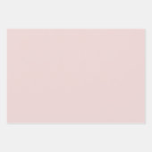 ロマンチックなピンク ラッピングペーパーシート (正面2)