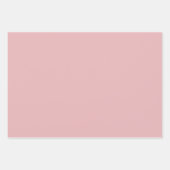 ロマンチックなピンク ラッピングペーパーシート (正面)