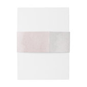 ロマンチックなピンク、白、シナモンのバラ結婚ズ 招待状ベリーバンド (裏面例)