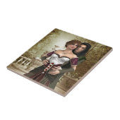 ロマンチックなファンタジーカップル タイル (側面)