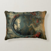 ロマンチックなファンタジーホラードラキュラズキャッスルゴシック アクセントクッション (正面)