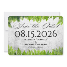 ロマンチックなファーンエレガントリーフ結婚ナチュラル