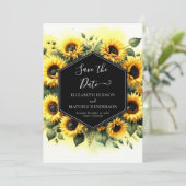 ロマンチックなフォトス結婚ナフラワー セーブザデート (スタンド正面)