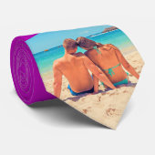 ロマンチックなフォトネックタイ文字 – 愛してる ネクタイ (ロール)