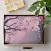 ロマンチックなフローラさくらんぼブロッサム 薄葉紙 (ギフト)