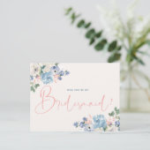 ロマンチックなフローラは私の花嫁カードになる インビテーションポストカード (スタンド正面)