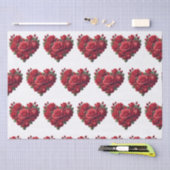 ロマンチックなフローラアート 薄葉紙 (クラフト)