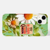 ロマンチックなフローラデイジーインすべての女性引用文 Case-Mate iPhoneケース (裏面 (横))