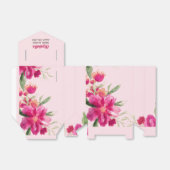 ロマンチックなフローラデザインブライダルシャワーお気に入りボックス フェイバーボックス (折り畳みなし)