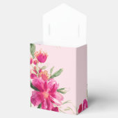 ロマンチックなフローラデザインブライダルシャワーお気に入りボックス フェイバーボックス (オープン)