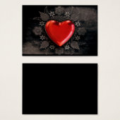 ロマンチックなフローラハートバレンタインラブ (正面&裏面)