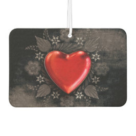 ロマンチックなフローラハートバレンタインラブ カーエアーフレッシュナー