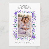 ロマンチックなフローラフレームパープルシェード2写真 プログラム (正面)