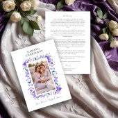 ロマンチックなフローラフレームパープルシェード2写真 プログラム