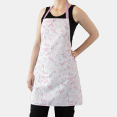 ロマンチックなフローララブパターン エプロン (インサイチュ)