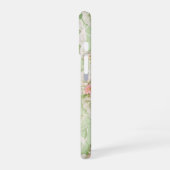 ロマンチックなフローラレース電話ケース iPhone 16ケース (左側面)