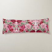 ロマンチックなフローラ抱き枕 ボディピロー (裏面)