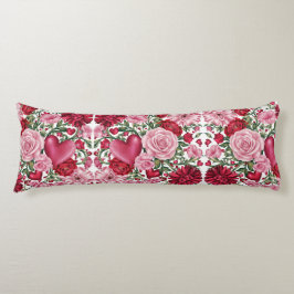 ロマンチックなフローラ抱き枕 ボディピロー