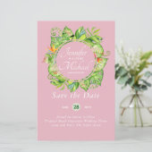 ロマンチックなフローラ日付を保存する色のテーマ (スタンド正面)