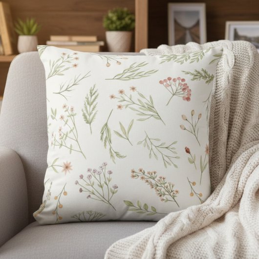 ロマンチックなフローラ植物枕 クッション