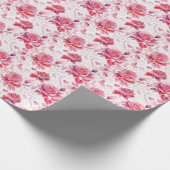 ロマンチックなフローラ ラッピングペーパー (角)