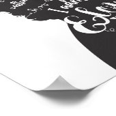 ロマンチックなブルゴーニュ海軍バララブ引用文結婚ズ ポスター (角)