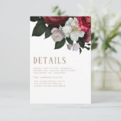 ロマンチックなブルゴーニュ結婚ーの詳細 エンクロージャーカード (スタンド正面)