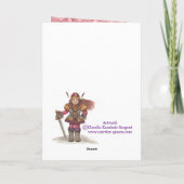 ロマンチックなブードワールバレンタインカード シーズンカード (裏面)